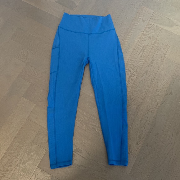 ADIDAS Yoga Studio Luxe Wind Super High Waisted Rib Legging, Large (NWOT) - Picture 9 of 13